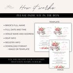 Custom Garden Tea Party Bridal Shower Invitation, Personalized Time For Tea With The Bride To Be Shower Invite, Floral Garden Tea Invite