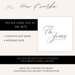 Personalized Minimalist Wedding Monogram Napkins, Rehearsal Dinner, Engagement Party Black and White Custom Napkin, Cocktail Luncheon Napkin
