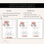 Custom Garden Tea Party Bridal Shower Invitation, Personalized Time For Tea With The Bride To Be Shower Invite, Floral Garden Tea Invite