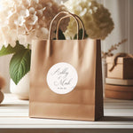 Custom Wedding Name Stickers, Personalized Favor Labels, Envelope Seals, Gift Bag Wine Bottle Stickers