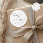 Custom Wedding Thank You Stickers, Personalized Favor Labels, Envelope Seals, Gift Bag Wine Bottle Stickers