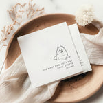 Custom Wedding Dog Napkins, Pet Portrait Cocktail Napkins, Personalized Dog Wedding Napkins, Black & White Pet Napkins, Wedding Bar Napkins
