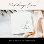 Custom Monogram Wedding Menu Cards, Printed & Shipped, 4x8 Reception Menus, Personalized Wedding Table Decor