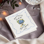 She Found Her Main Squeeze Napkins, Lemon Bridal Shower Napkins, Amalfi Coast Bachelorette Decor, Mediterranean Italy Wedding Shower Napkins