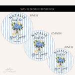 She Found Her Main Squeeze Stickers, Lemon Bachelorette Party Stickers, Personalized Bridal Shower Favor Labels, Lemon Italy Citrus Theme