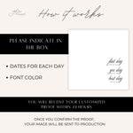 Custom Wedding Timeline Napkins, Love Story Napkins, First Day Yes Day Best Day, Personalized Wedding Engagement Proposal Date Napkins
