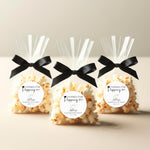 Personalized Graduation Stickers, Thanks For Popping By Popcorn Graduation Party Favor Stickers, Graduation Kettle Corn Treat Bag Labels