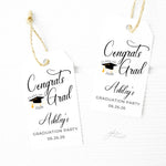Custom Graduation Decor Bundle, Welcome Sign, Backdrop Banner, Gift Tags & Advice Cards, Personalized Graduation Party Set, Grad Party Decor