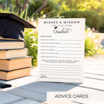 Custom Graduation Decor Bundle, Welcome Sign, Backdrop Banner, Gift Tags & Advice Cards, Personalized Graduation Party Set, Grad Party Decor